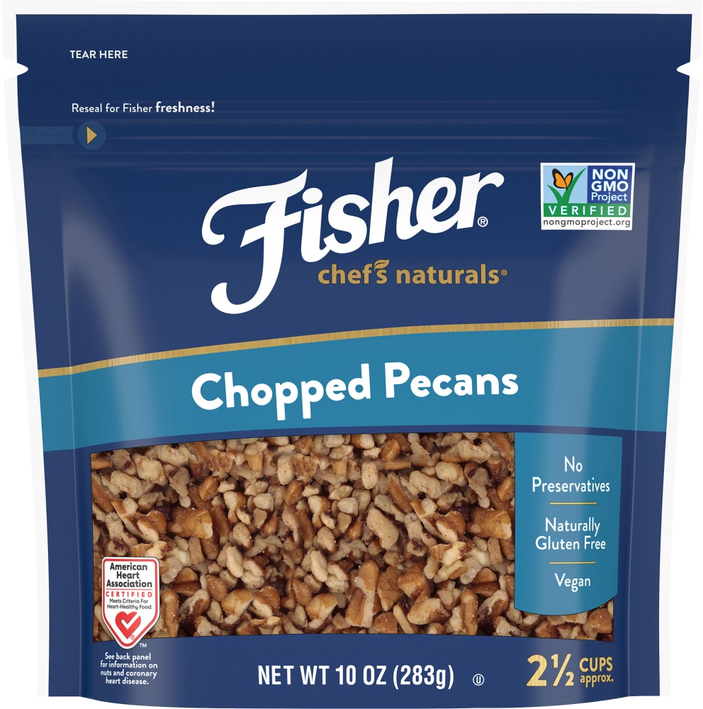 Fisher Unsalted Chopped Pecans