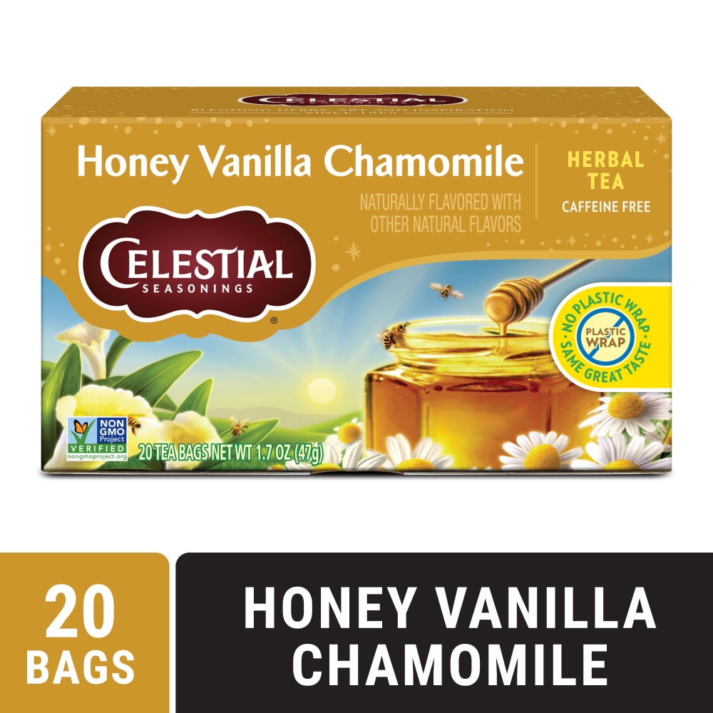 Celestial Seasonings Caffeine Free Honey Vanilla Chamomile Herbal Tea