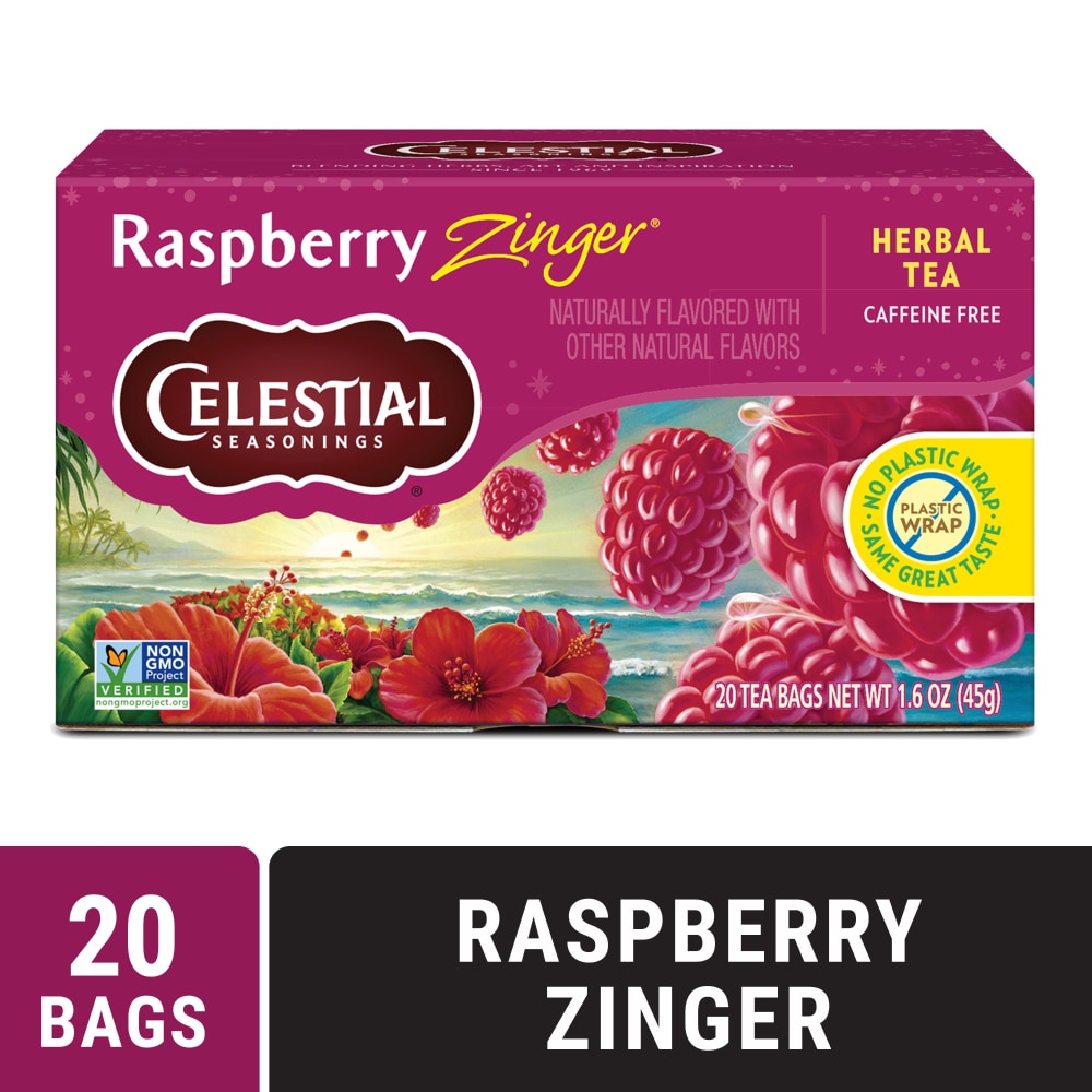 Celestial Seasonings Caffeine Free Raspberry Zinger Herbal Tea