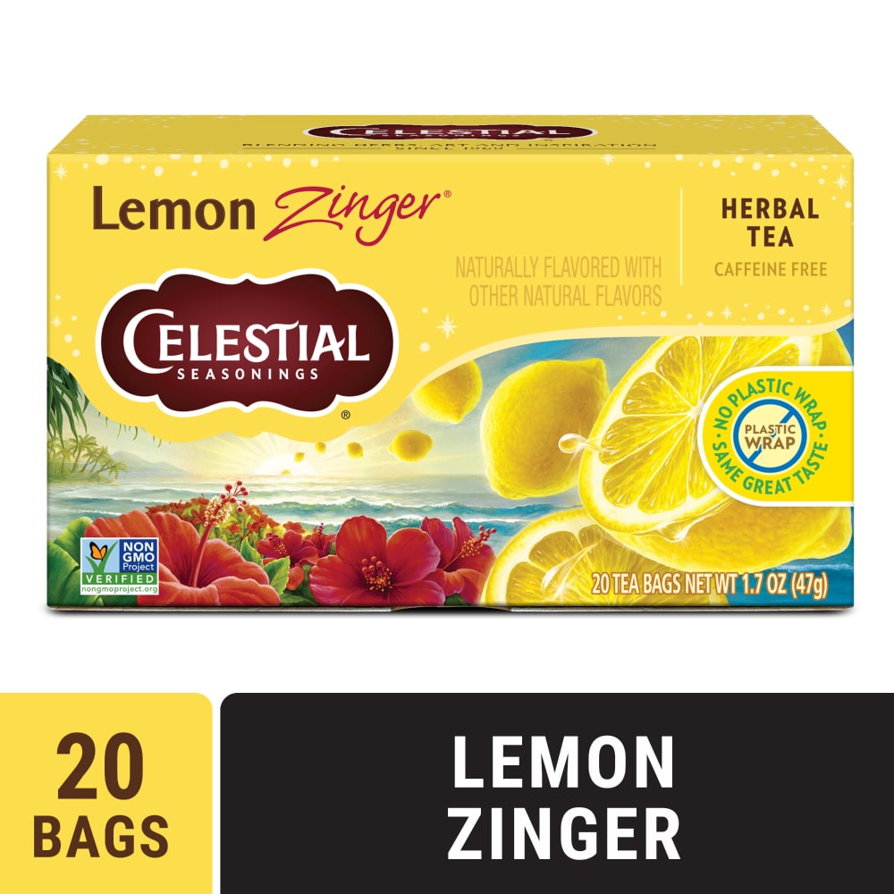 Celestial Seasonings Caffeine Free Lemon Zinger Herbal Tea