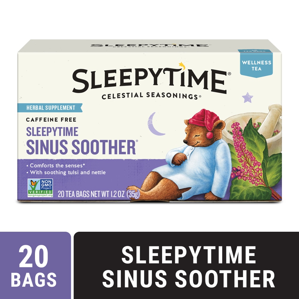 Celestial Seasonings Caffeine Free Sleepytime® Wellness Sinus Soother Tea
