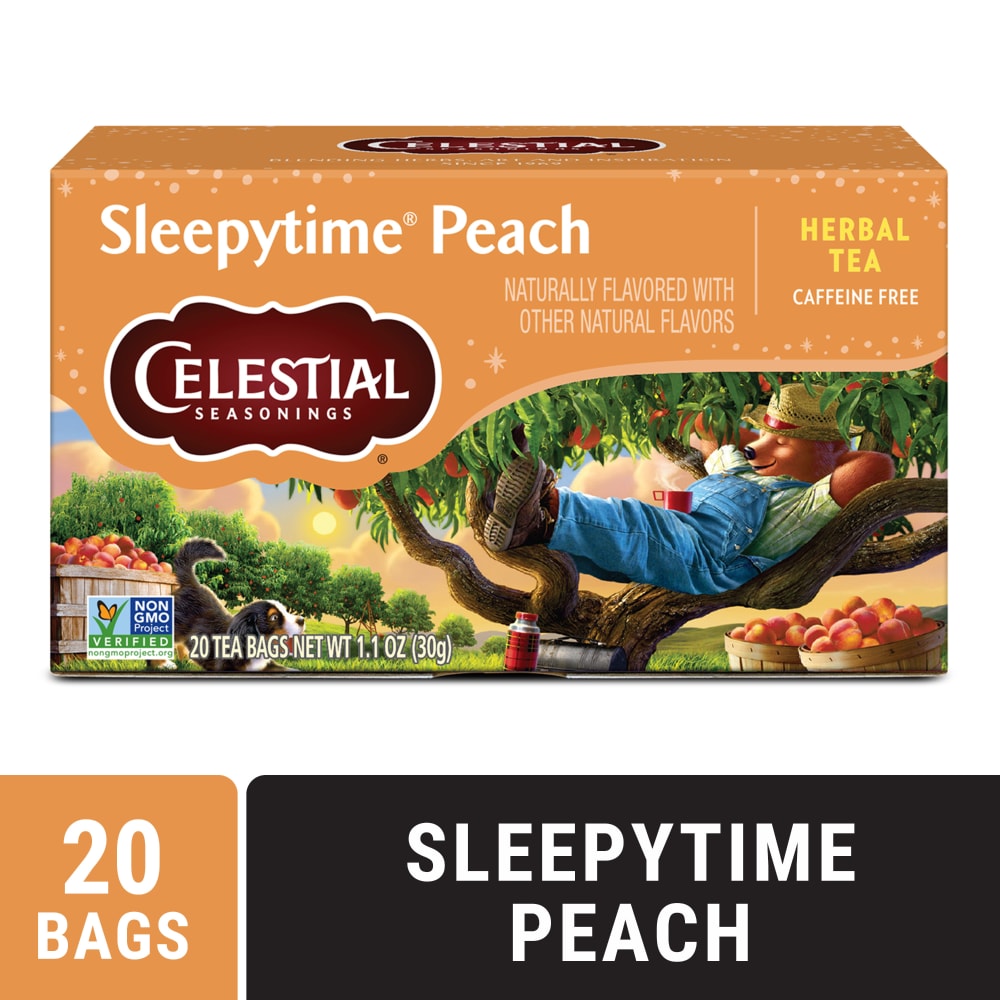 Celestial Seasonings Caffeine Free Sleepytime® Herbal Peach Tea