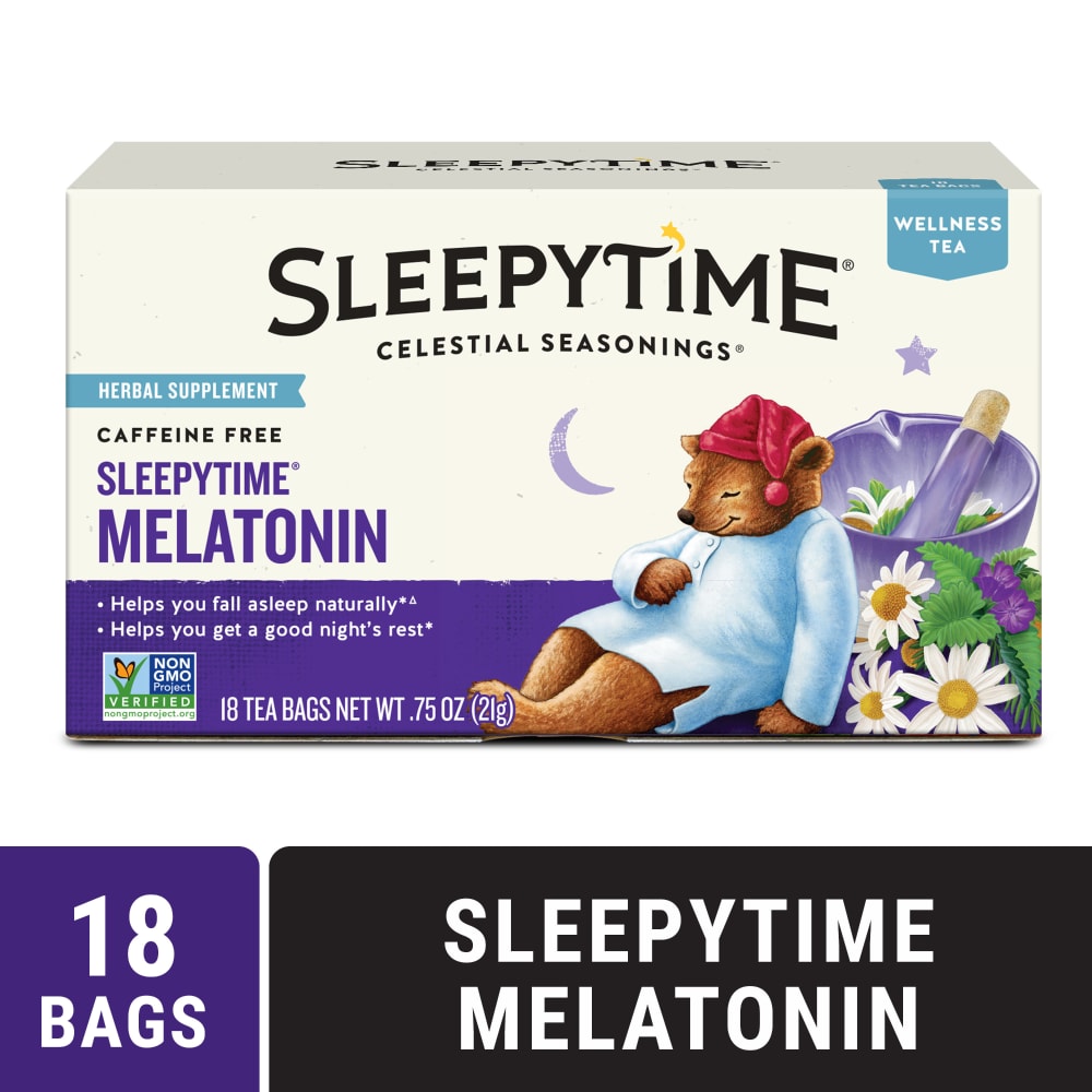 Celestial Seasonings Caffeine Free Sleepytime® Wellness Tea Plus Melatonin