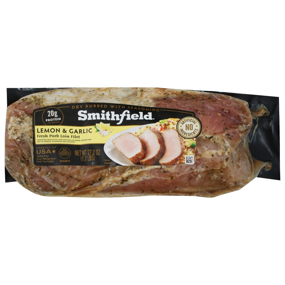 Smithfield® Lemon and Garlic Boneless Pork Loin Filet