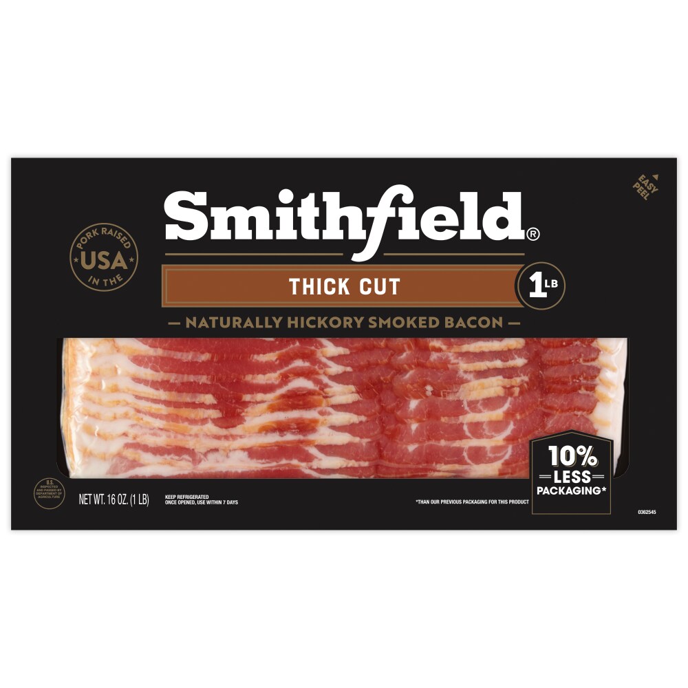 Smithfield® Naturally Hickory Smoked Thick Cut Bacon