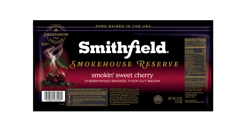 Smithfield® Smokehouse Reserve Cherrywood Thick Cut Bacon