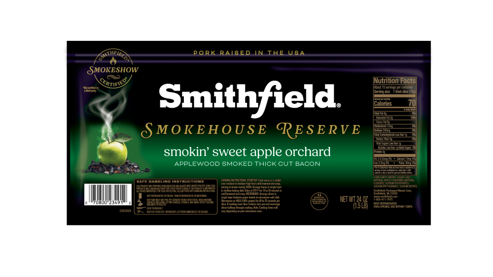 Smithfield® Smokehouse Reserve Applewood Thick Cut Bacon