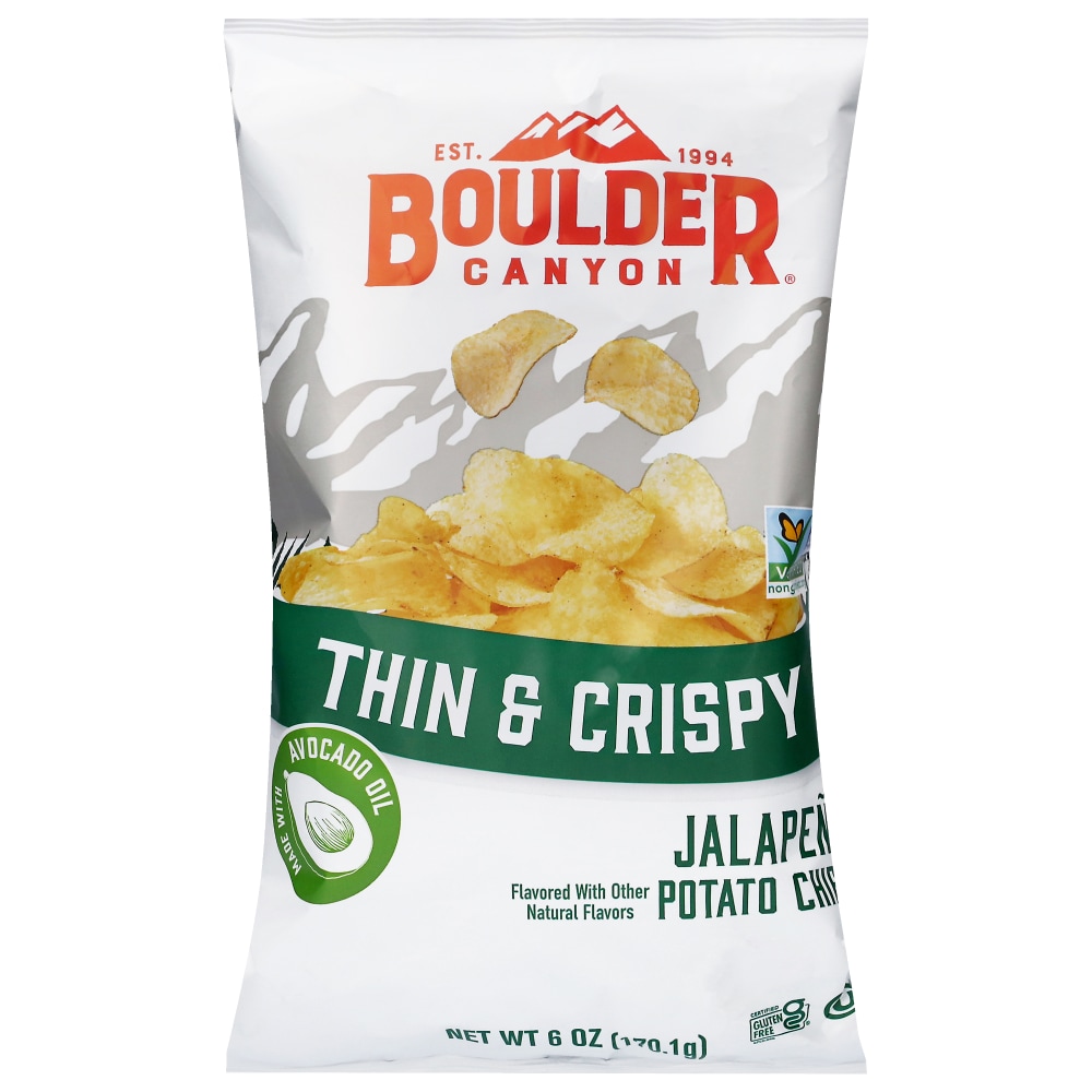 Boulder Canyon® Jalapeno Thin & Crispy Potato Chips
