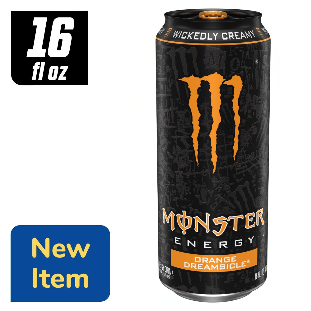 Monster Orange Dreamsicle Energy Drink Can
