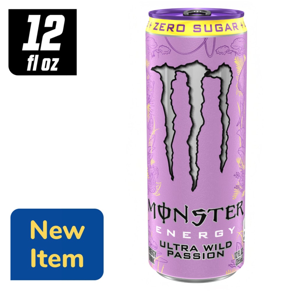 Monster® Zero Sugar Ultra Wild Passion Energy Drink Can