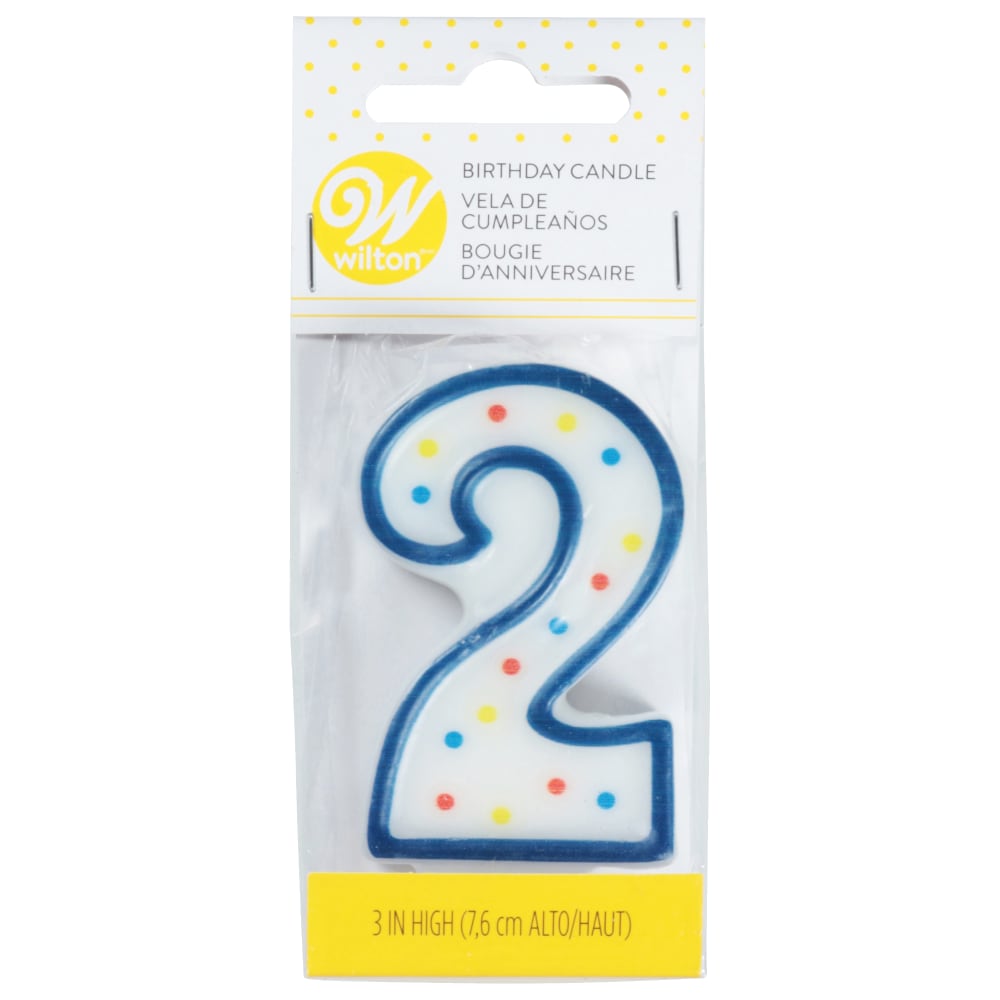 Wilton® Numeral 2 Birthday Candle