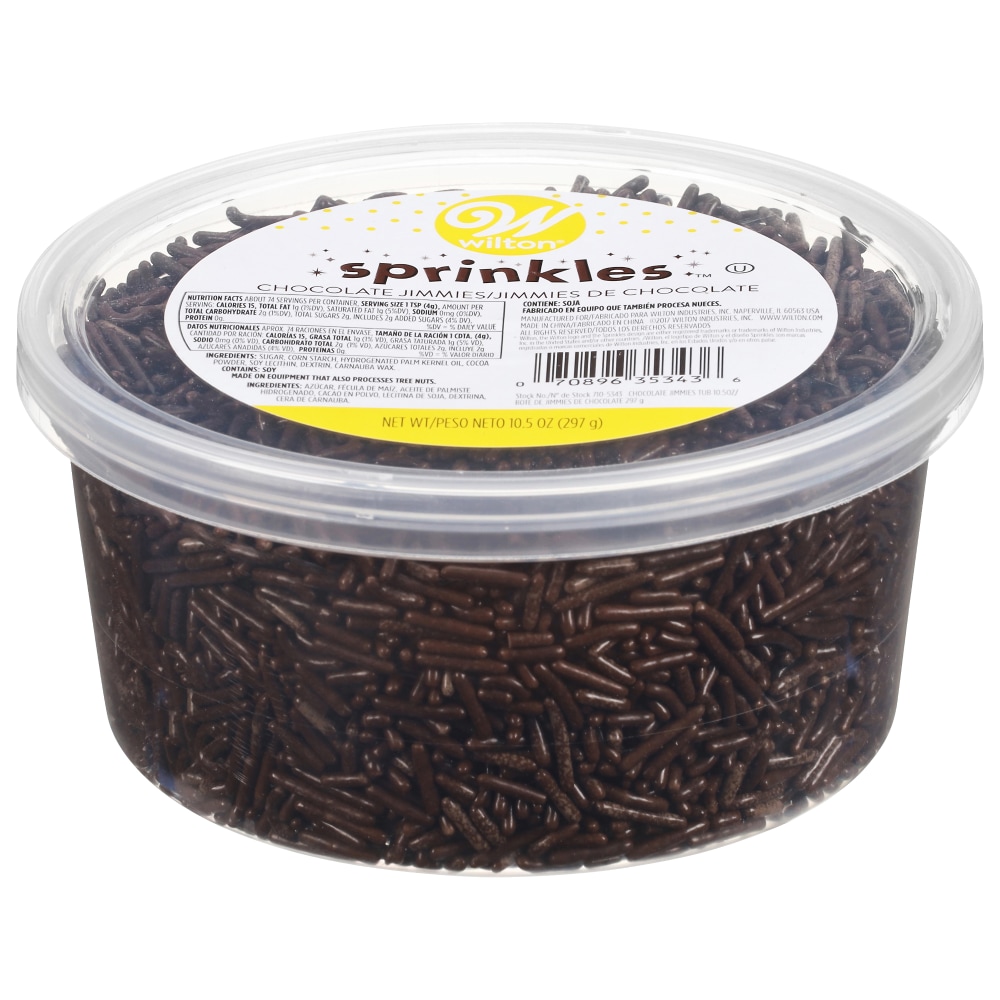 Wilton® Chocolate Jimmies Sprinkles
