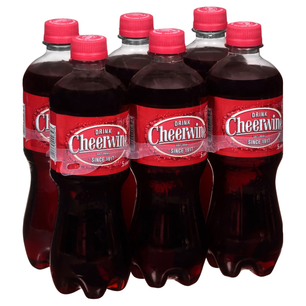 Cheerwine Cherry Soda Bottles