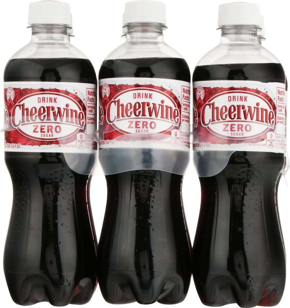 Cheerwine Diet Cherry Soda Bottles