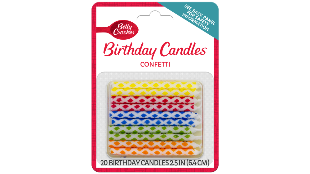 Betty Crocker Confetti Birthday Candles