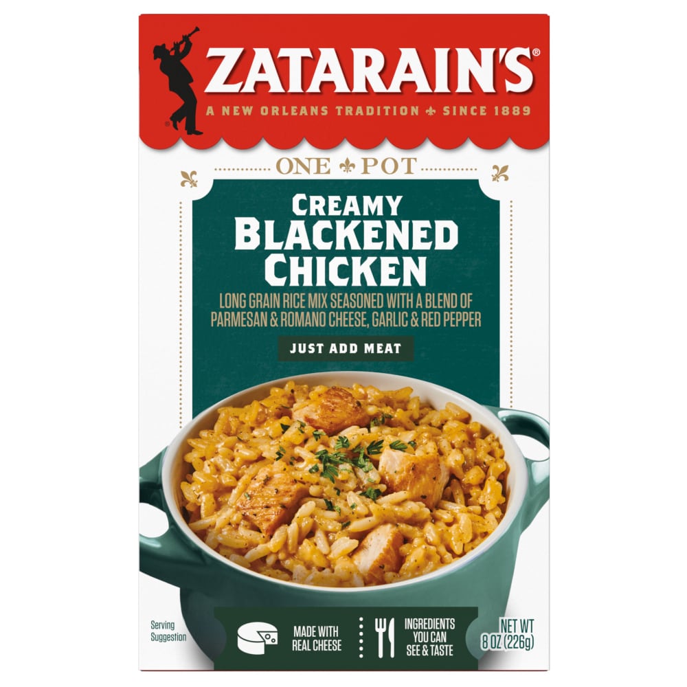 Zatarain’s Creamy Blackened Chicken Rice Mix