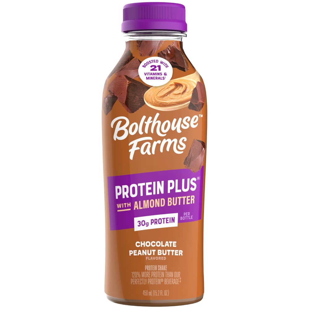 Bolthouse Farms Protein Plus Nut Butter Chocolate Peanut Butter Protein Shake 15.2 fl Oz
