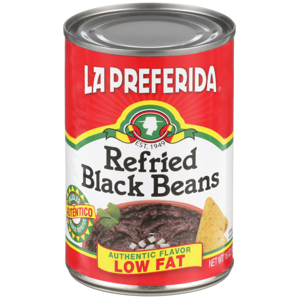 La Preferida® Low Fat Refried Black Beans