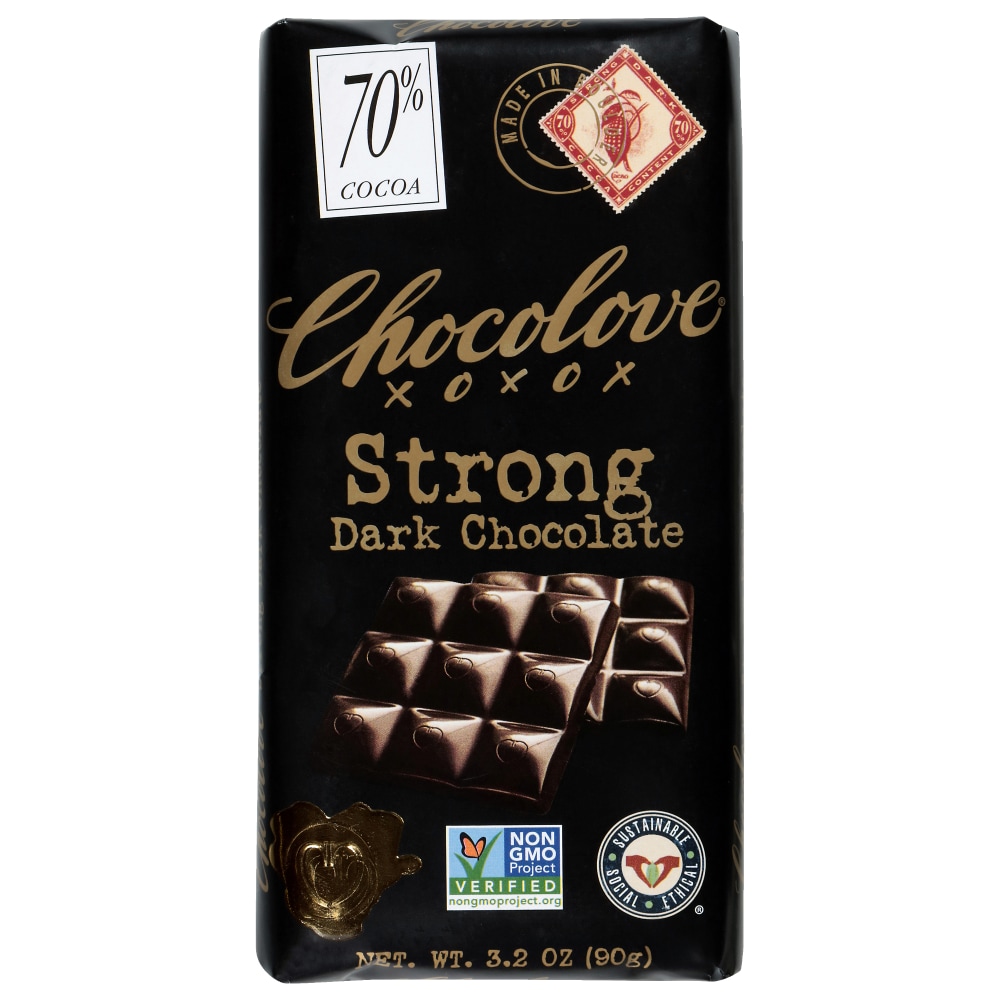 Chocolove Strong Dark Chocolate Bar
