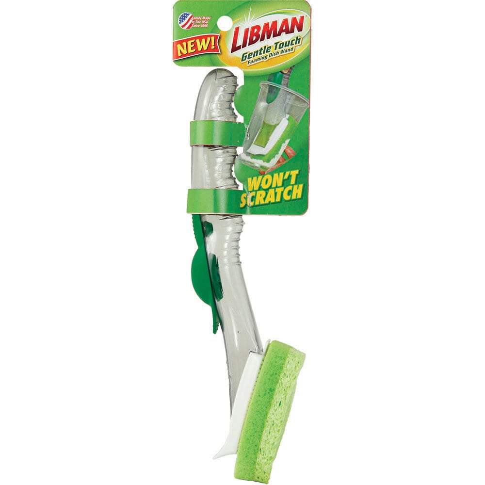 Libman® Gentle Touch Soap Dispensing Foaming Dish Wand