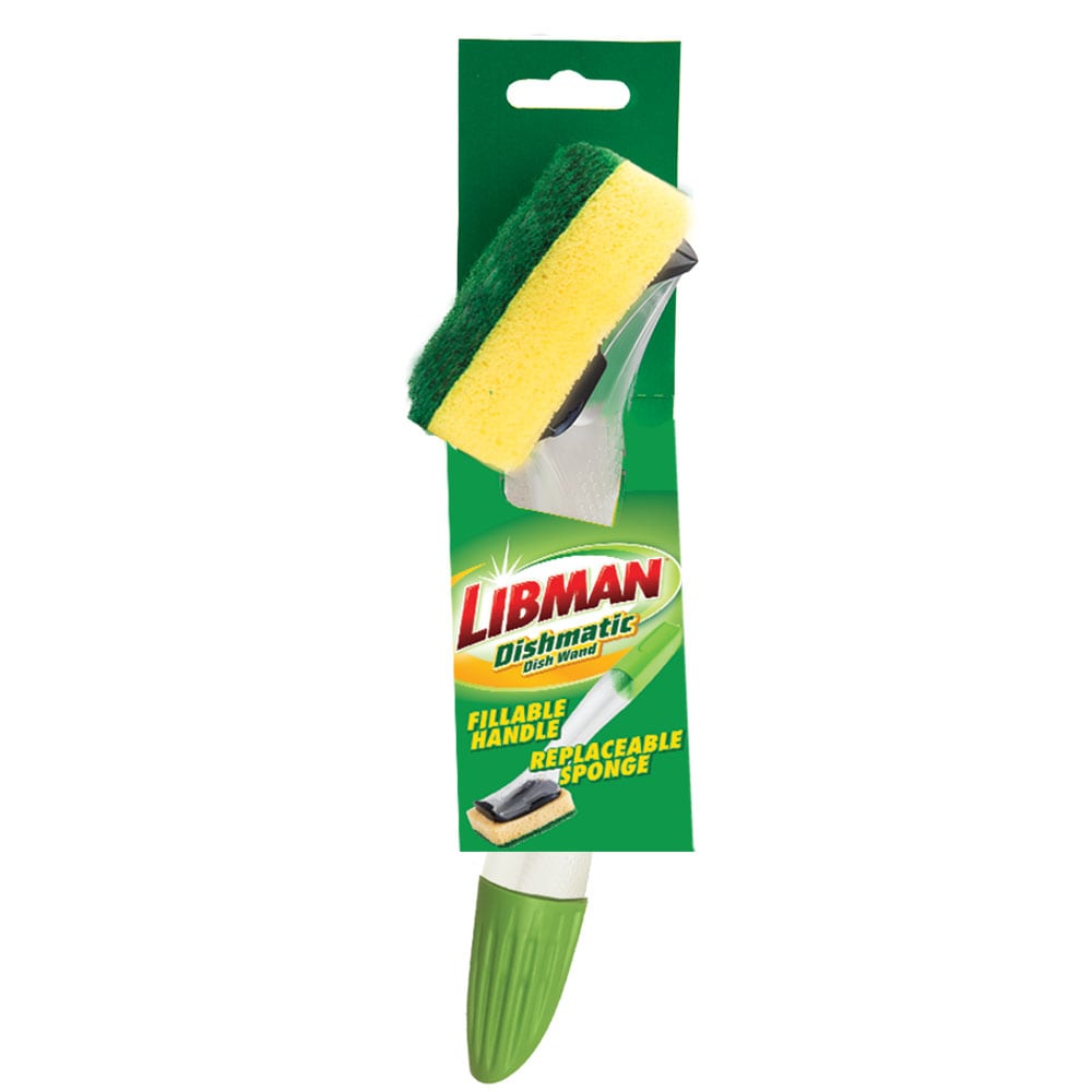 Libman® Dishmatic® Refillable Dish Wand Dishes Scrubber