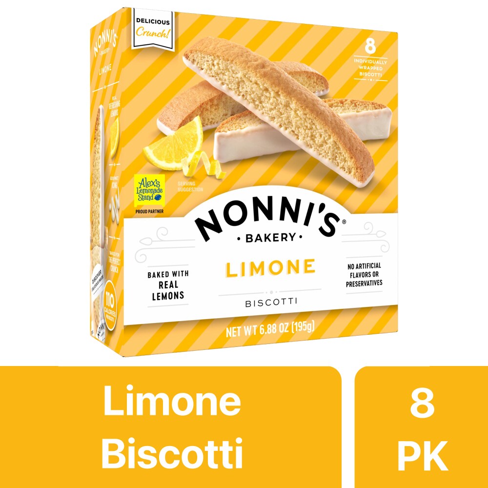 Nonni’s Limone Biscotti Cookies
