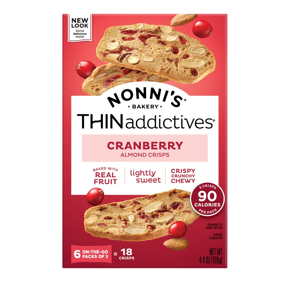 Nonni’s® THINaddictives® Cranberry Almond Crisps