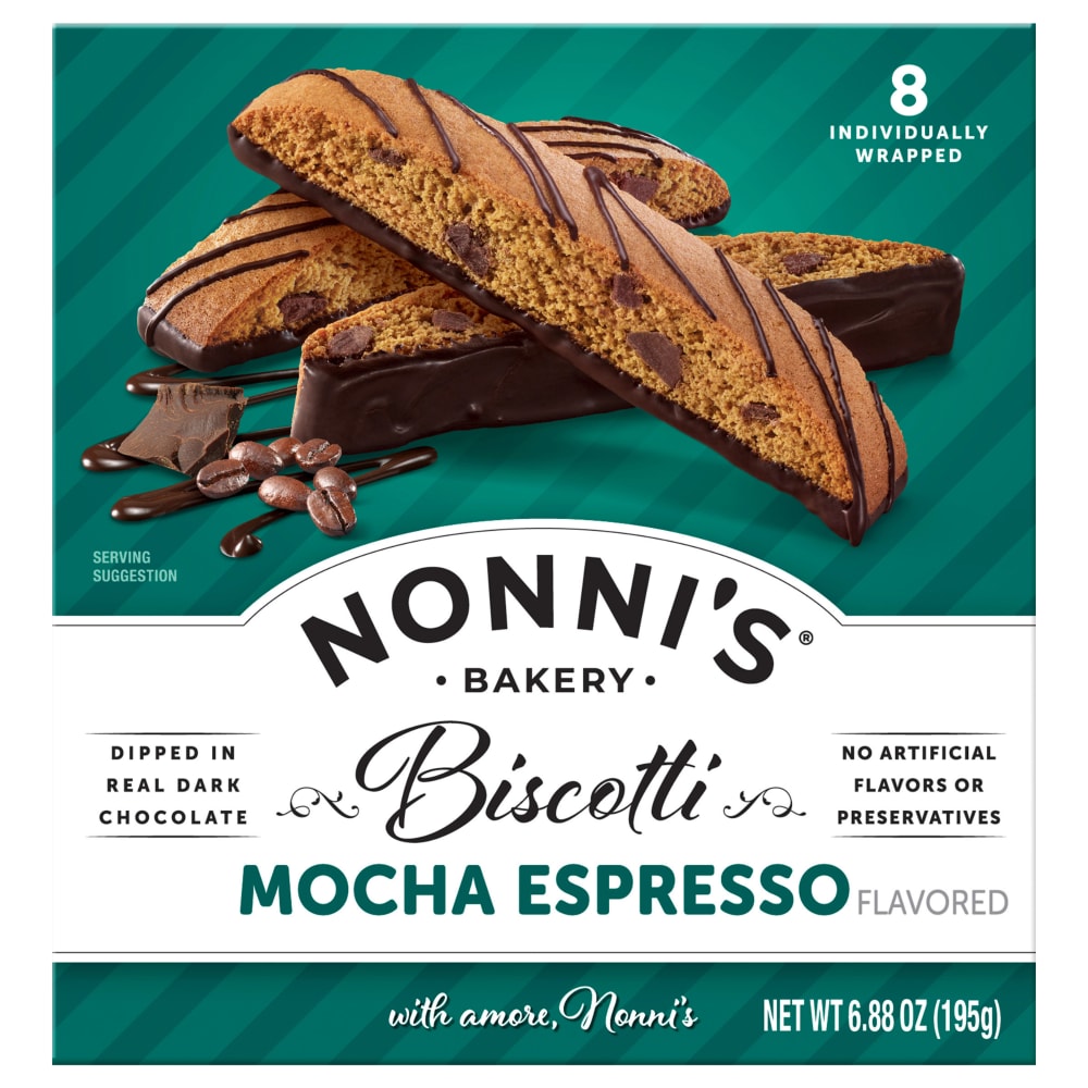 Nonni’s® Bakery Espresso Flavored Chocolate Chip Biscotti