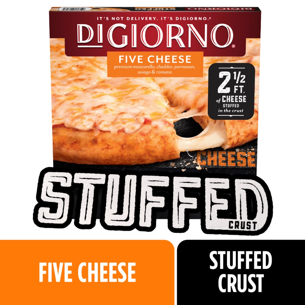Digiorno Five Cheese Stuffed Crust Frozen Pizza