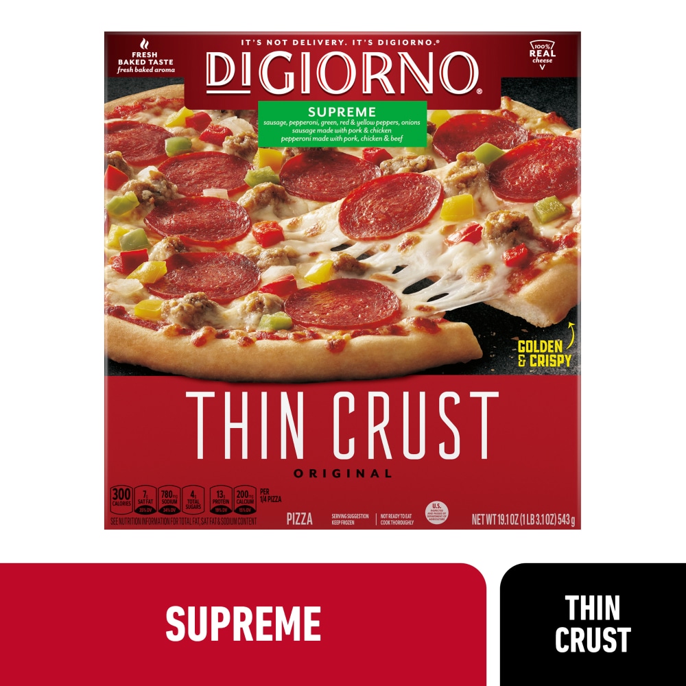 Digiorno Supreme Thin Crust Frozen Pizza