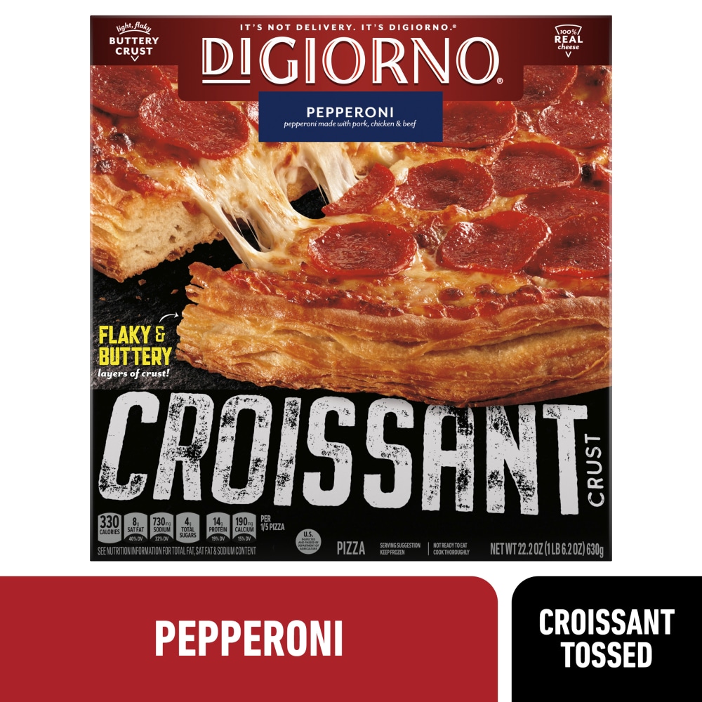 DiGiorno Frozen Pizza Pepperoni Croissant Crust Pizza