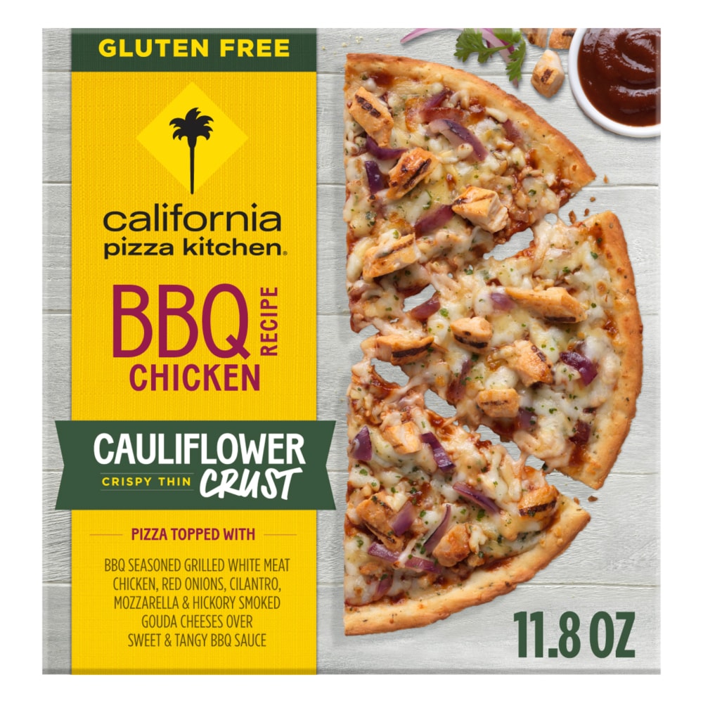 California Pizza Kitchen BBQ Chicken Pizza Cauliflower Crust Gluten Free Frozen Pizza