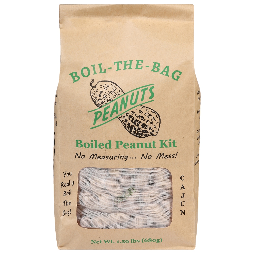 Porter’s Cajun Flavor Boil-The-Bag Peanuts Kit