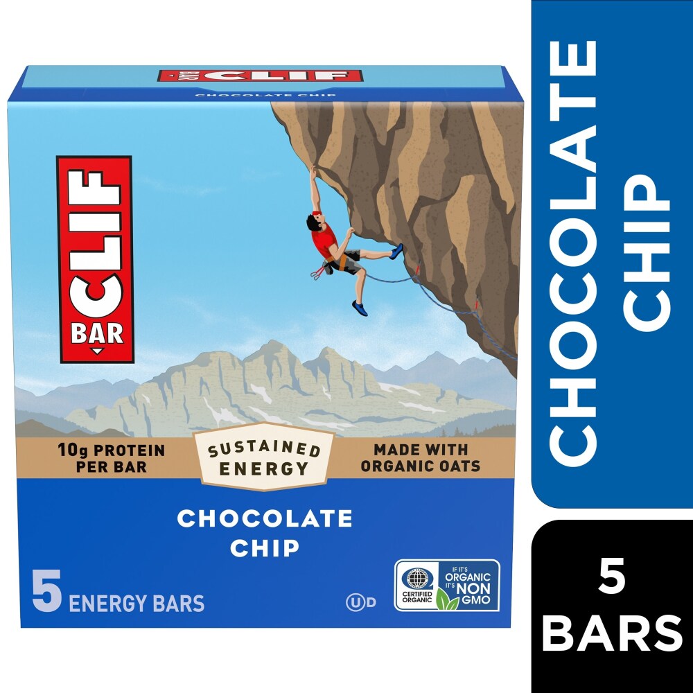 CLIF BAR Chocolate Chip Energy Protein Bars