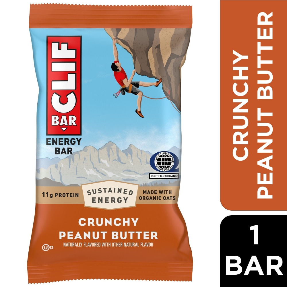 CLIF BAR Crunchy Peanut Butter Energy Protein Bar