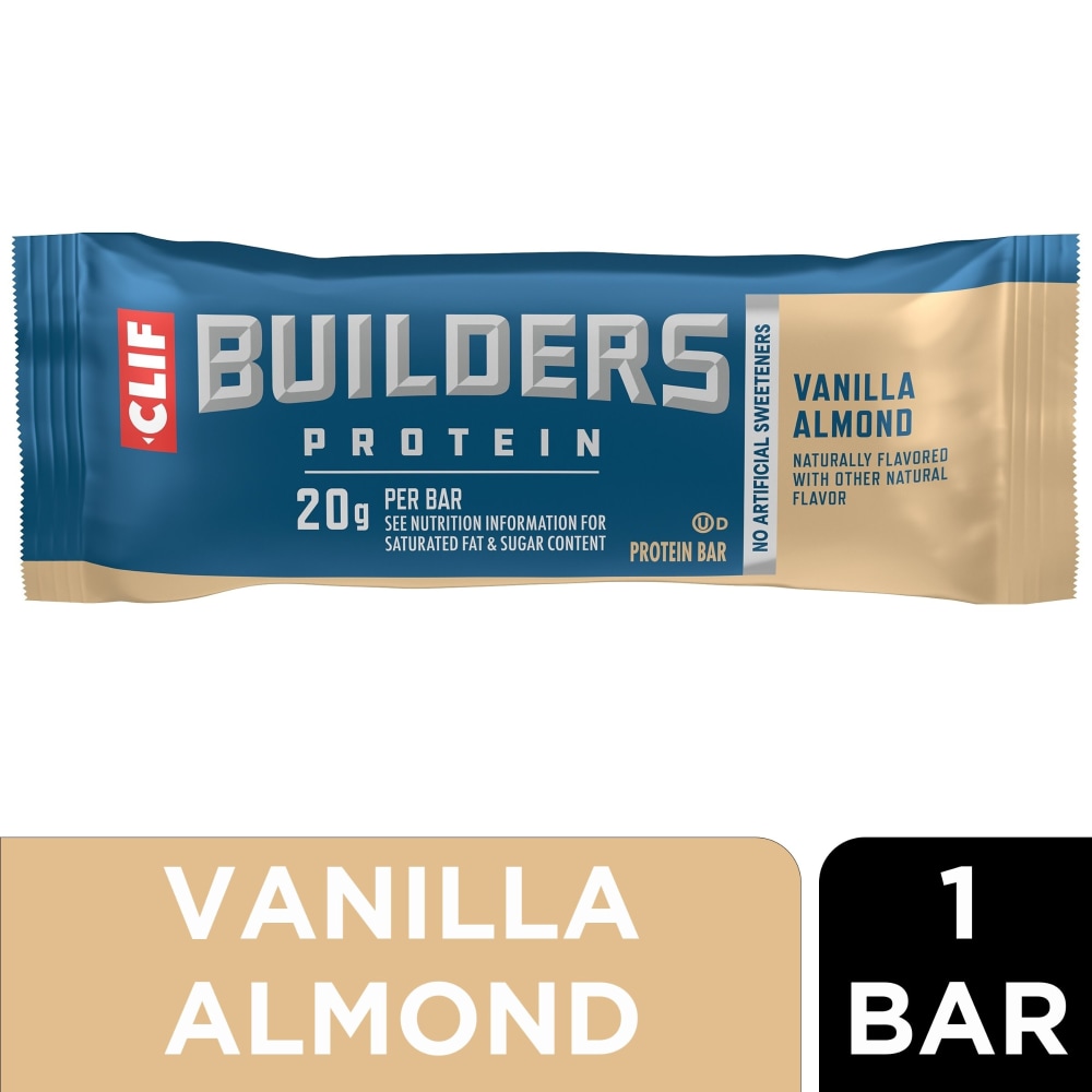 CLIF BUILDERS Vanilla Almond 20g Protein Bar