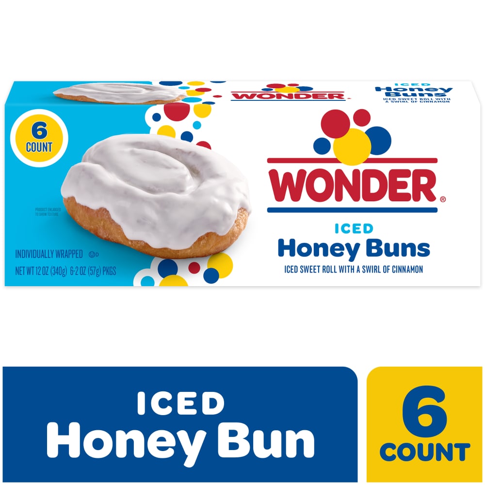 Wonder Iced Honey Buns Multipack