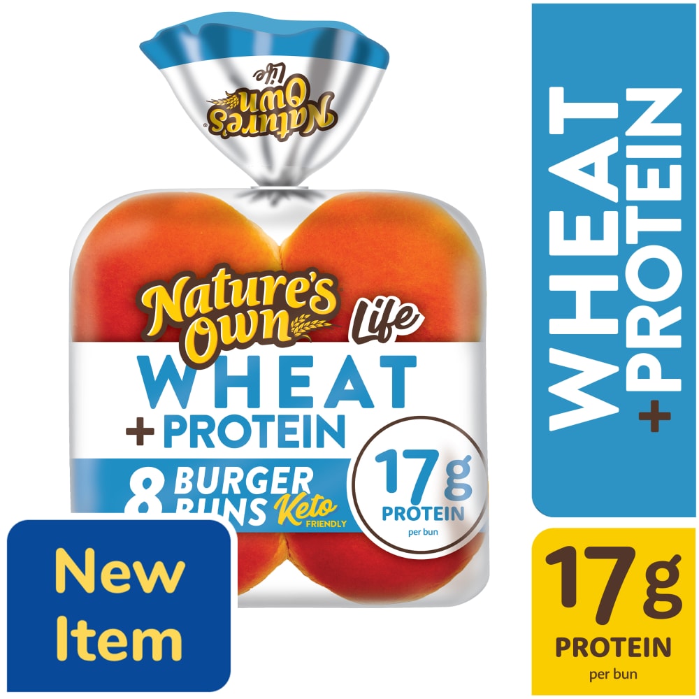 Nature’s Own Life Protein Plus Wheat Burger Buns