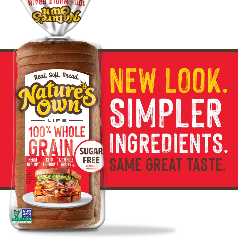 Nature’s Own Life Sugar Free 100% Whole Grain Bread