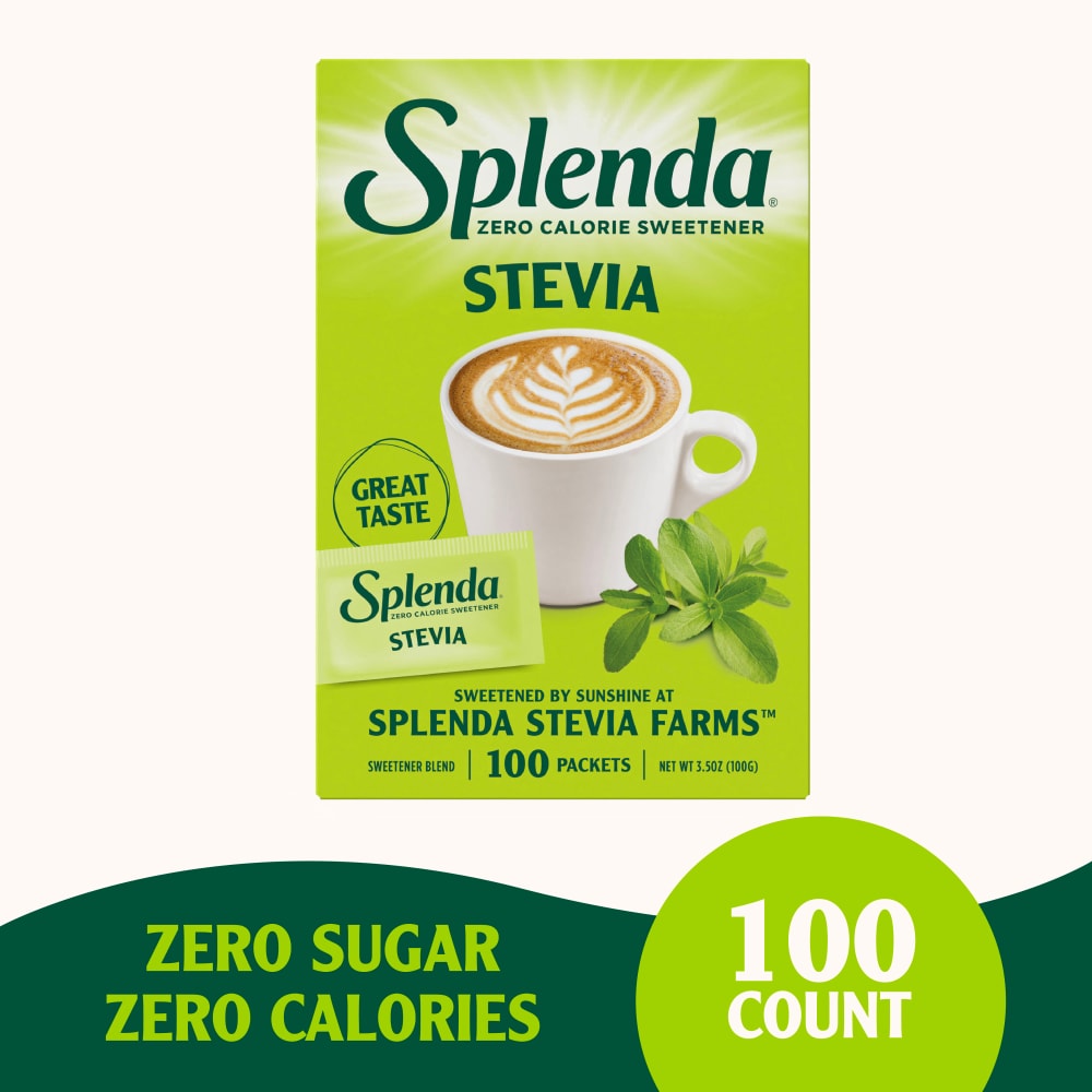Splenda Stevia Sweetener Packets – 100CT