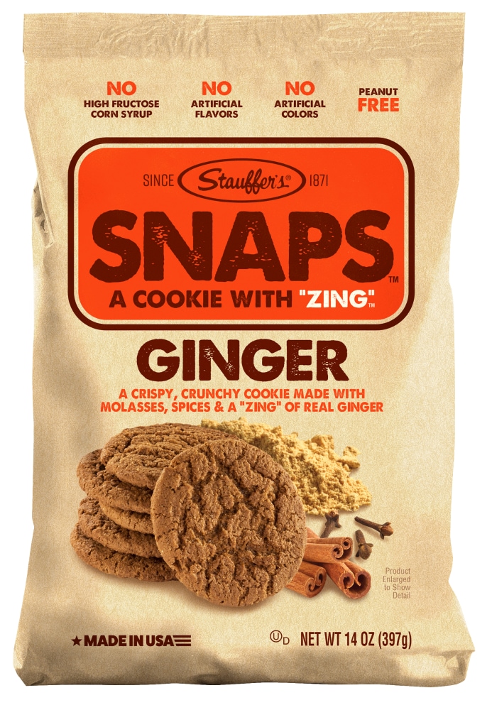 Stauffer’s SNAPS, Ginger 14 oz