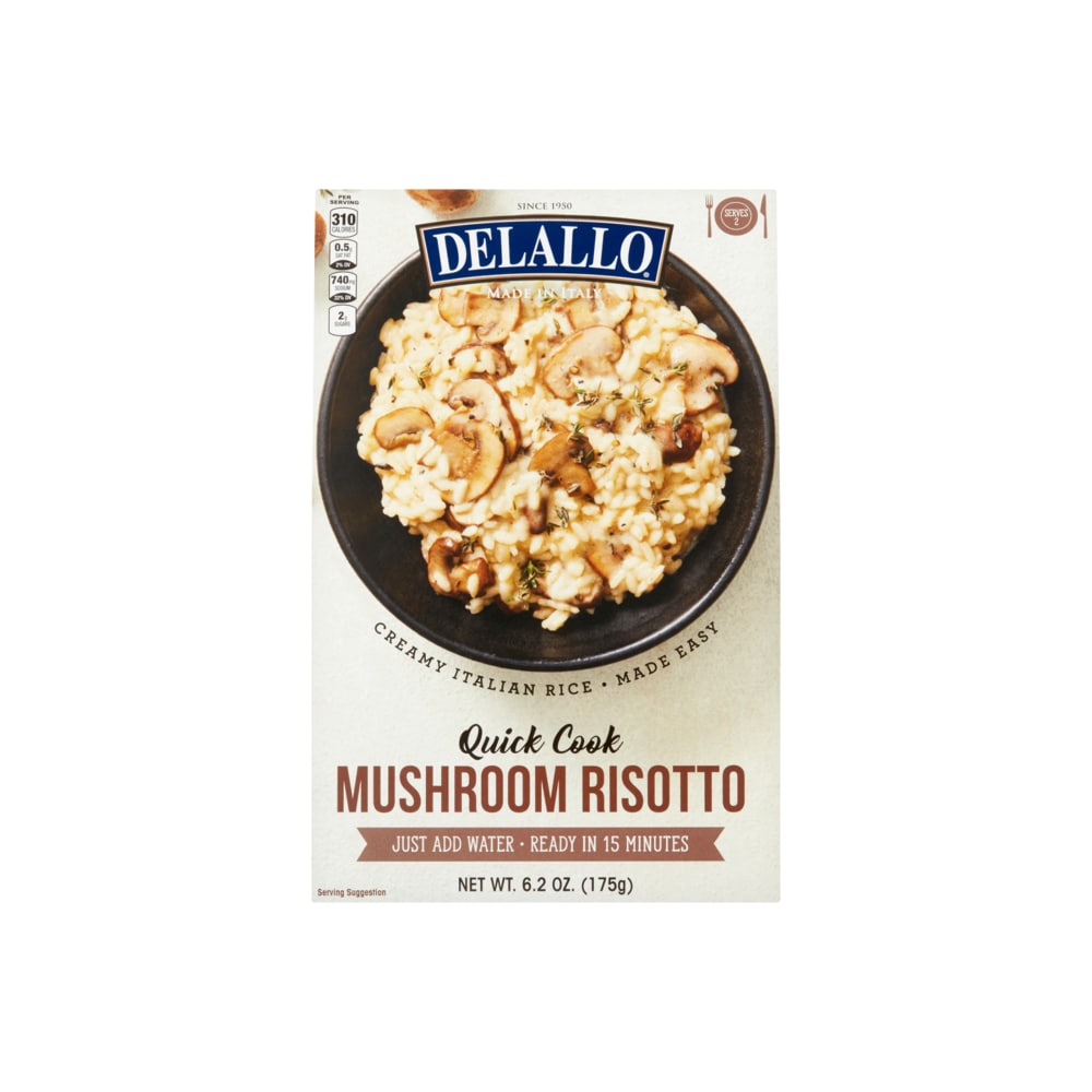 DeLallo® Quick Cook Mushroom Risotto Italian Rice