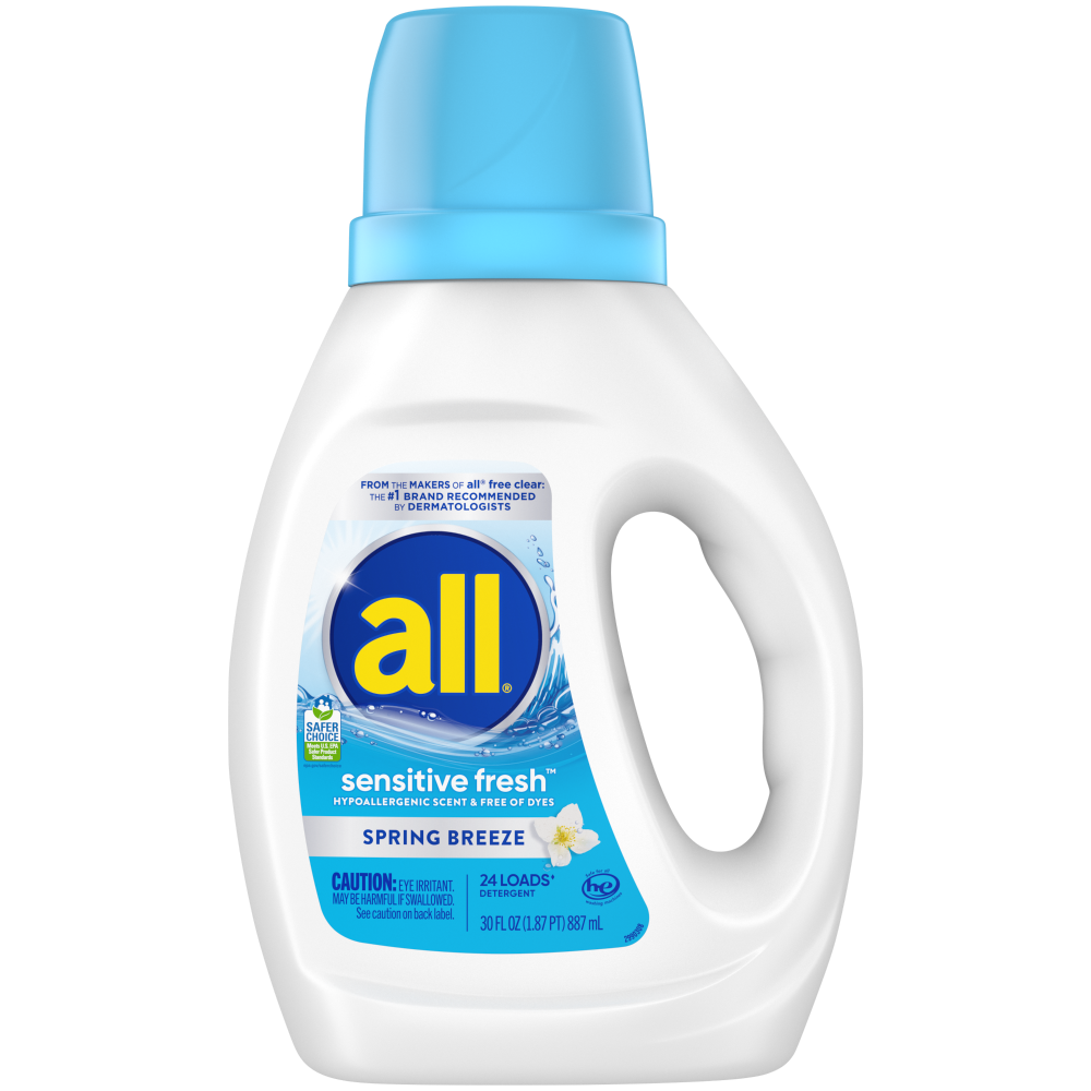 all® Sensitive Fresh™ Spring Breeze Liquid Laundry Detergent