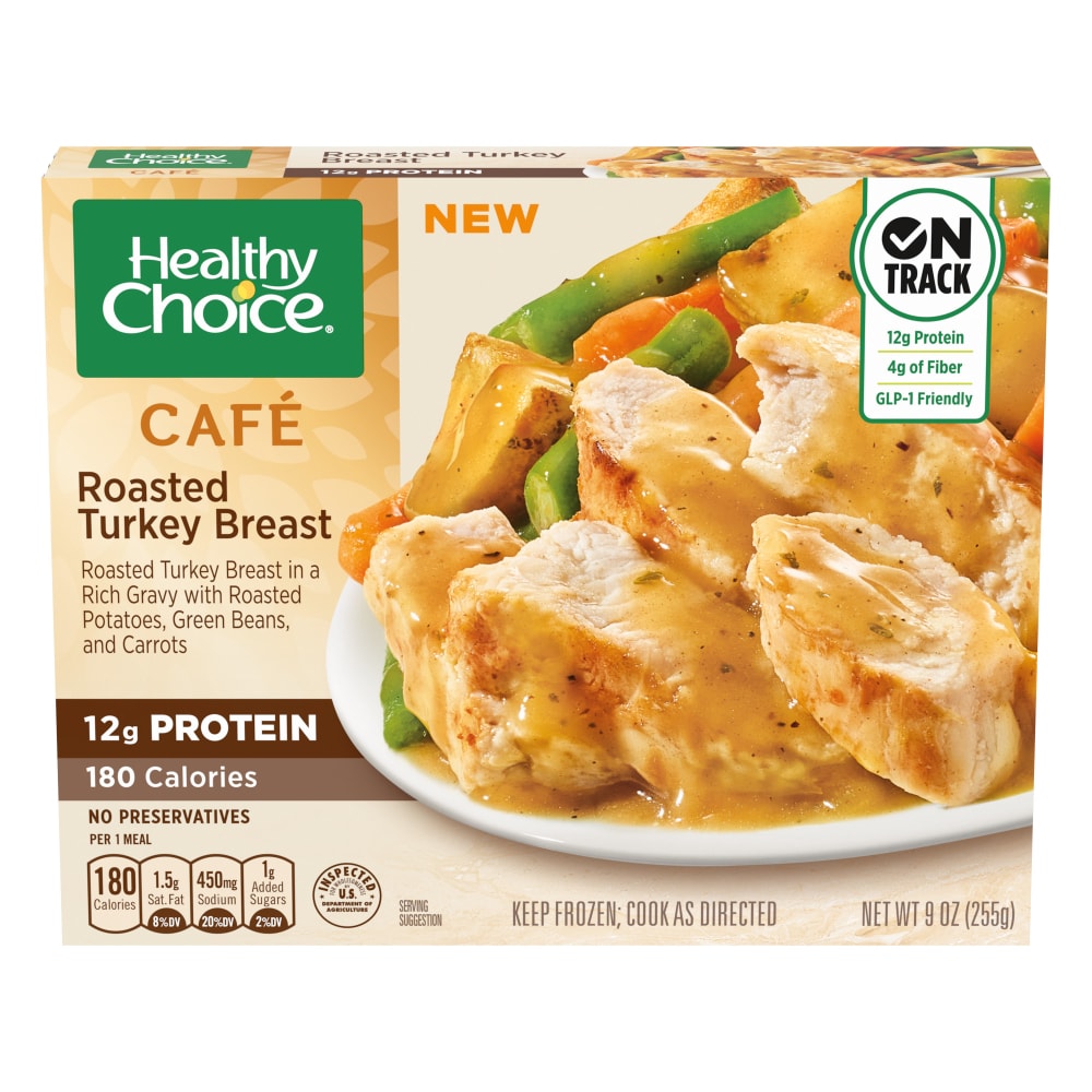 Healthy Choice Café Roasted Turkey Breast with Vegetables, Frozen Meal
