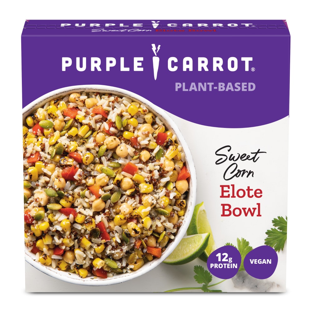 Purple Carrot Sweet Corn Elote Bowl