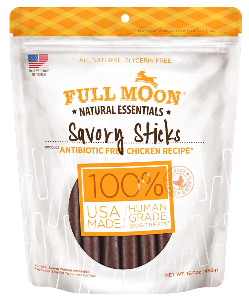 Full Moon® All Natural Human Grade Natural Essential Chicken Savory Sticks