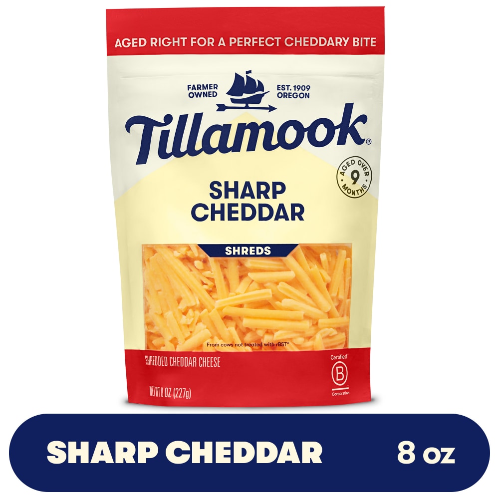 Tillamook® Sharp Cheddar Shredded Cheese