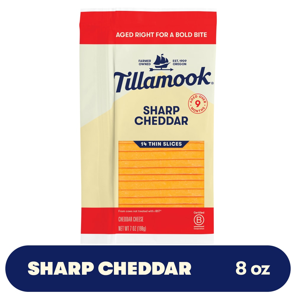 Tillamook® Sharp Cheddar Sliced Cheese