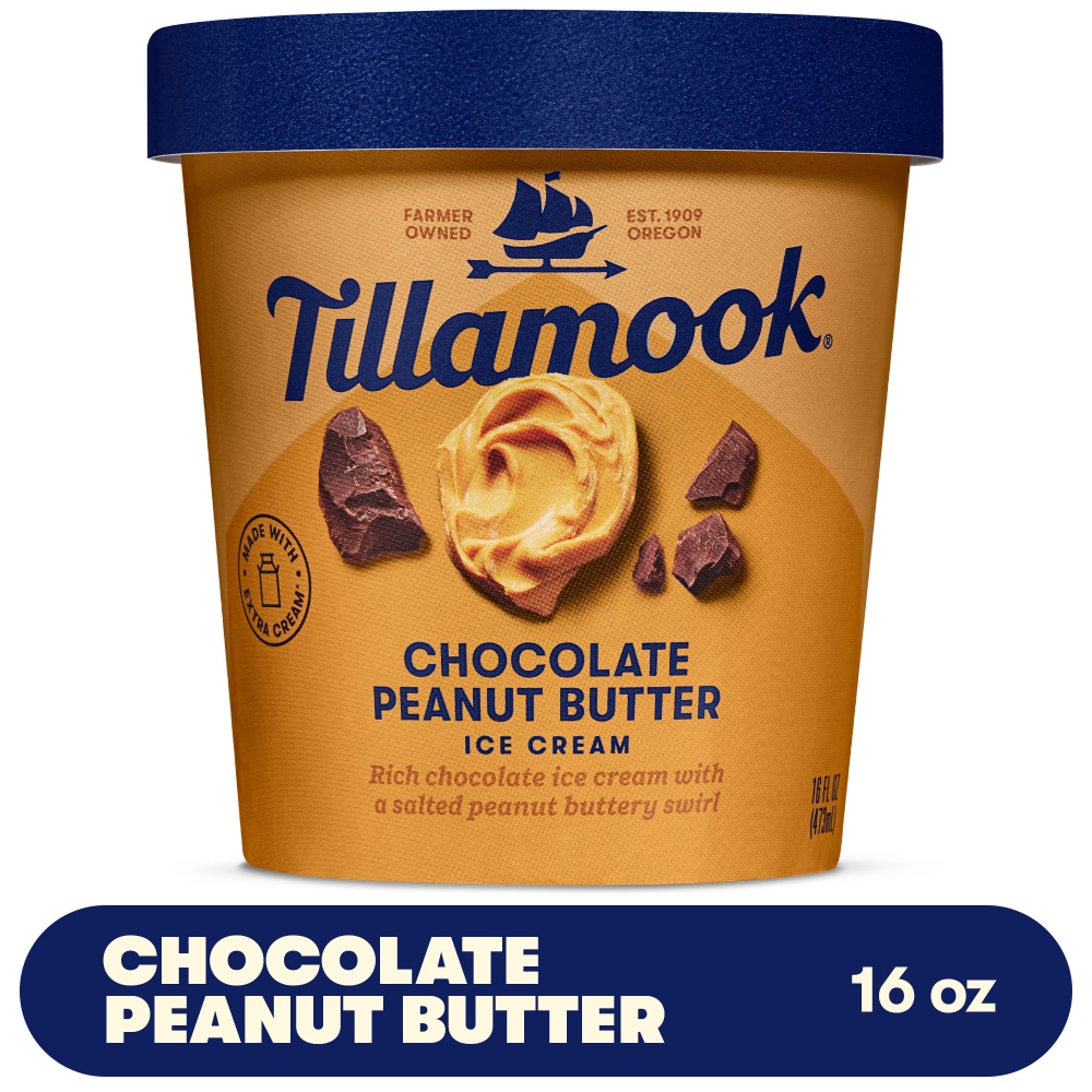 Tillamook Chocolate Peanut Butter Ice Cream