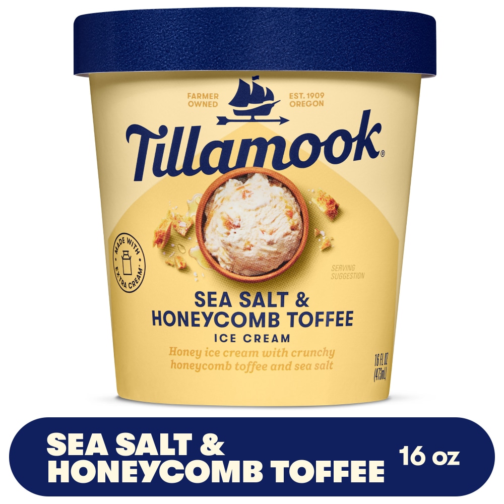 Tillamook Sea Salt & Honeycomb Toffee Ice Cream